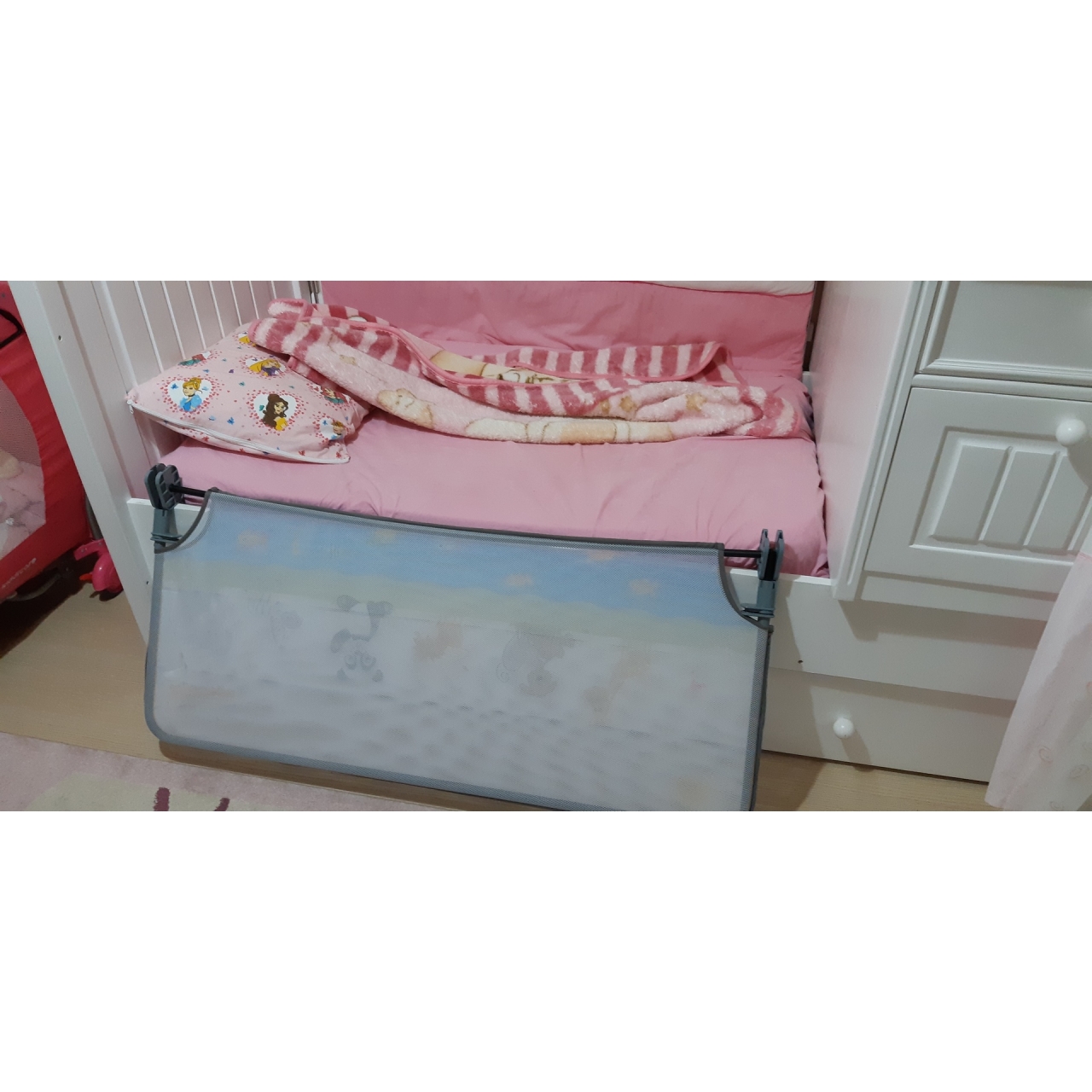 Agubugu Baby - Katlanabilir Yatak Bariyeri - Lisanslı Hayvan Desenli - 180 cm